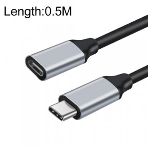 USB-C - USB-C Kabel förlängning hane - hona 0.5m
