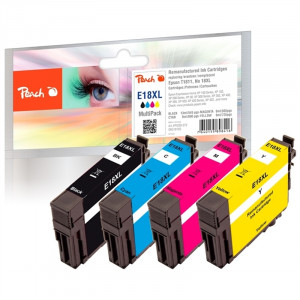 Epson 18XL T1816 Multipack BK/C/M/Y 4-pack (Peach kompatibla bläckpatroner för Epson)