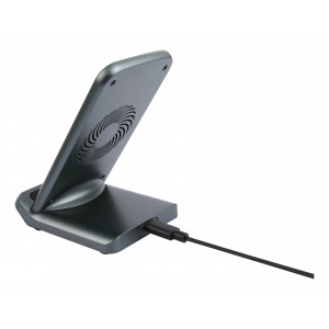 Trådlös Laddare QI 15W, bordshållare, USB-C kabel