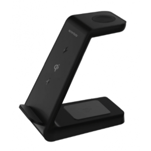 Trådlös Laddare QI 15W USB-C 3-i-1 Essentials