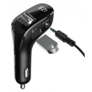 FM Sändare Baseus F40 15W 2A 2 x USB, AUX