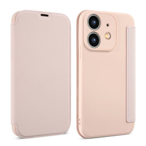 Fodral iPhone 12 - Liquid Skin Kortficka Rosa