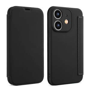 Fodral iPhone 12 - Liquid Skin Kortficka Svart