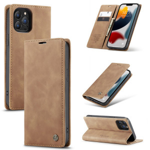 Fodral iPhone 13 PRO - CaseMe Plånbok Brun