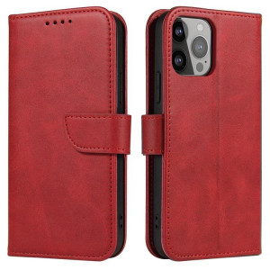 Fodral iPhone 14 PLUS - Plånboksfodral Röd