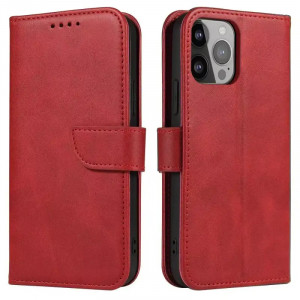 Fodral iPhone 14 PRO MAX - Plånboksfodral Röd