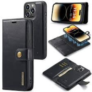 Fodral iPhone 15 PRO MAX - DGMING 2i1 + Skal Svart
