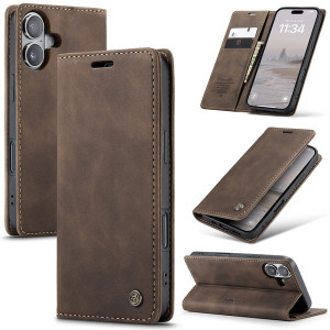 Fodral iPhone 16 Plus - CaseMe Mörkbrun