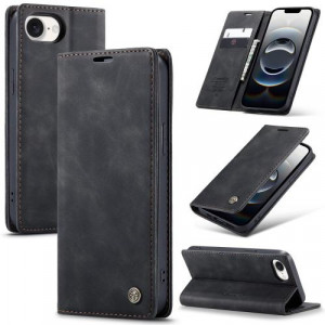 Fodral iPhone 16e - CaseMe Läder Svart