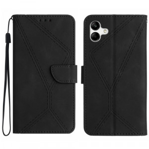 Fodral Samsung Galaxy A04e - Konstläder Svart