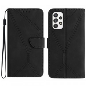 Fodral Samsung Galaxy A73 5G - Konstläder Svart