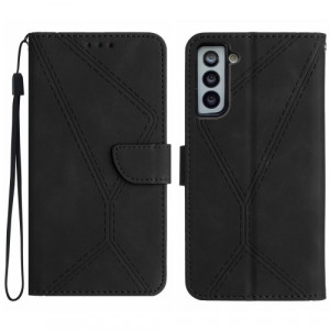 Fodral Samsung Galaxy S21 FE 5G - Konstläder Svart