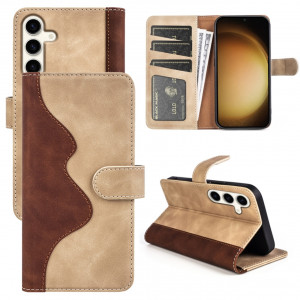 Fodral Samsung Galaxy S24+ - Plånbok Beige/Brun