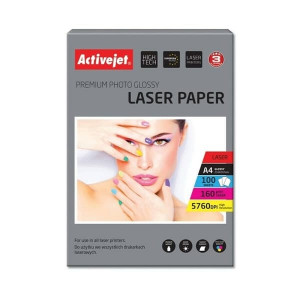 Fotopapper A4 Glossy 160g Laser 100-pack