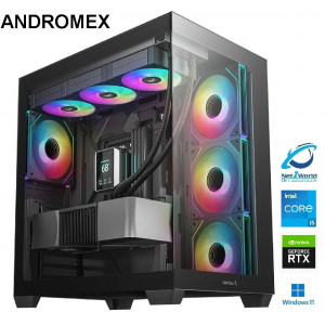 GAMINGDATOR NET2WORLD RTX 5060 | INTEL I5-14400F | 32GB DDR4 | 1TB NVMe | WINDOWS 11 | A-RGB | STATIONÄR DATOR - ANDROMEX