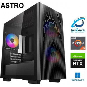 GAMINGDATOR NET2WORLD RTX 3050 | RYZEN 5 5500 | 32GB DDR4 | 1TB NVMe | WINDOWS 11 | STATIONÄR DATOR - ASTRO