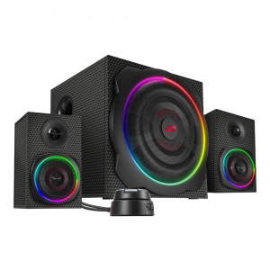 Högtalare 2.1 - SpeedLink Gravity Carbon 60W RGB