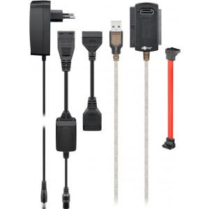 Hårddiskdocka USB till IDE och SATA, 2.5 och 3.5