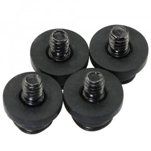 Hårddiskskruvar med gummi vibrationsdämpare 4-pack