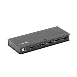 HDMI Splitter 4-port delar bild till 4 skärmar 4K