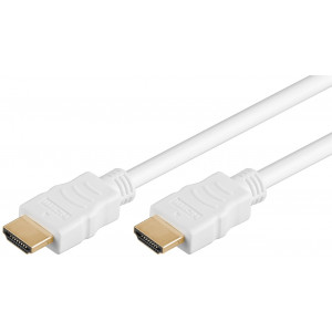 HDMI 1.4 kabel 4K GOLD Vit 2m