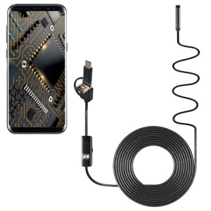 Inspektionskamera IP67 USB USB-C Micro-USB LED 10m