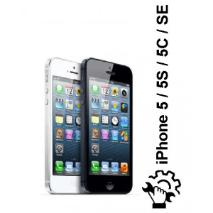 Skärmbyte iPhone 5 / 5S / 5C / SE Glasbyte och Display Premium