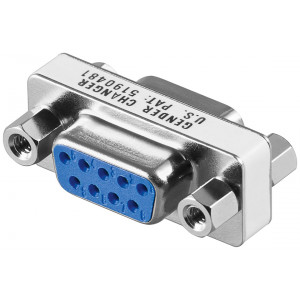 Seriell DB9 Könbytare hona hona adapter