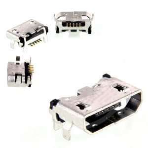 DC-kontakt Power Jack micro USB 5-pin