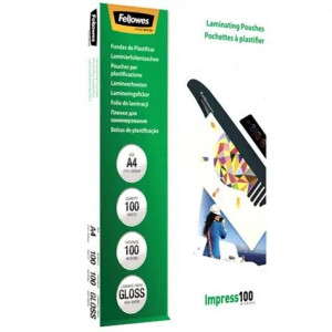 Lamineringsfickor A4 100 micron 100-pack Fellowes