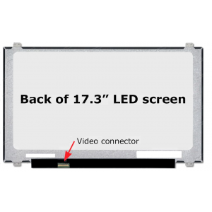 Laptopskärm 17.3" LED 30pin 1920X1080 FHD Brackets