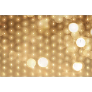 LED gardin 90x200cm 300 dioder inomhus/utomhus