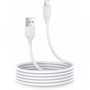 Lightning - USB-A kabel 2m 2.4A för iPhone vit