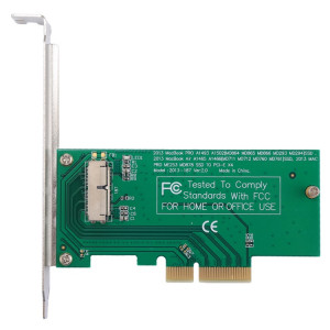 M.2 SSD adapter till PCI-E X4 Macbook Pro / Air