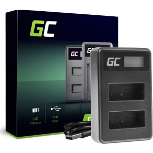 Batteriladdare Canon LC-E17 Laddar 2 batterier