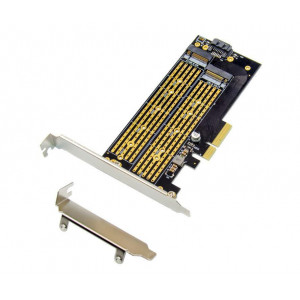 M.2 SSD adapter till PCI-E X4 M.2 B & M Key NVMe