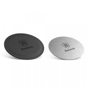 Metallplatta för magnetisk mobilhållare 2-pack