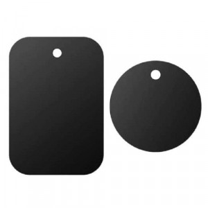 Metallplatta för magnetisk mobilhållare 2-pack