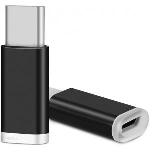Micro USB - USB-C 3.1 Adapter Svart (hona-hane)