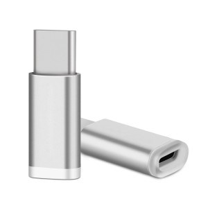 Micro USB - USB-C 3.1 Adapter Silver (hona-hane)
