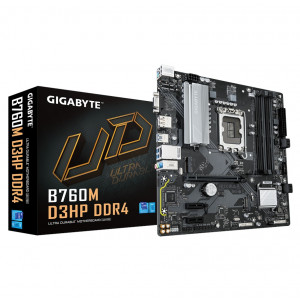 Moderkort - S1700 Gigabyte B760M D3HP DDR4 4xDDR4