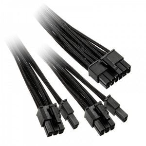Modulär PSU strömkabel 12 pin - 6+2 pin PCI-E x 2