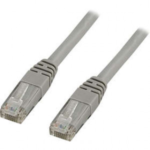Nätverkskabel Cat6 (5m) UTP grå