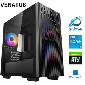 GAMINGDATOR NET2WORLD RTX 5050 | Intel i5-14400F | 32GB | 1TB NVMe | WINDOWS 11 | STATIONÄR DATOR - VENATUS
