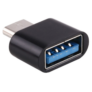 USB-C - USB-A adapter (hane - hona) OTG svart