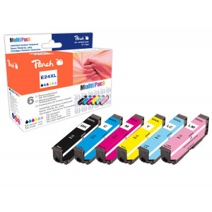 Epson 24XL T2438 Multipack med 6 Färger - Kompatibla bläckpatroner