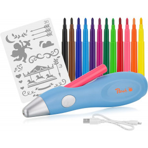Elektrisk Airbrush Spraymålningsset Kit