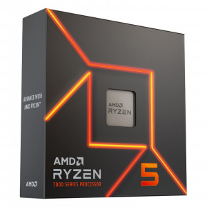 AMD Ryzen 5 7600X 4.7 GHz 38MB, AM5, 105W (No cooler incl.)