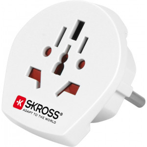 Reseadapter - Världen till EU och Sverige (Kompakt design)