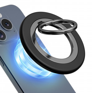 Ringhållare och ställ till mobiltelefon magnetisk